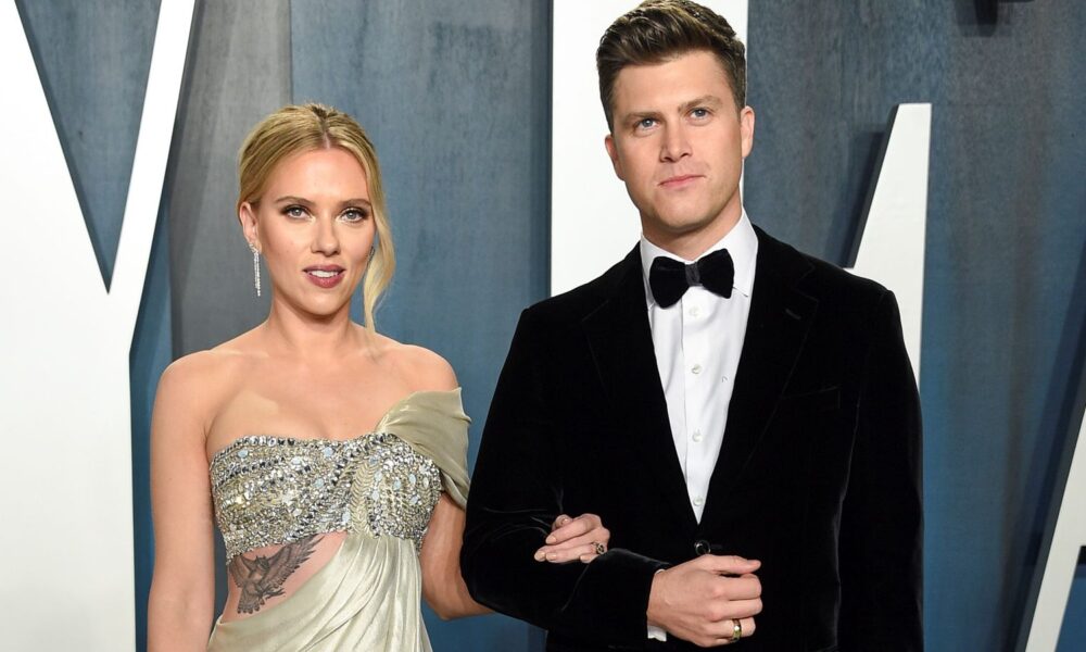 FULL STORY > Scarlett Johansson gives birth to first child with Colin Jost